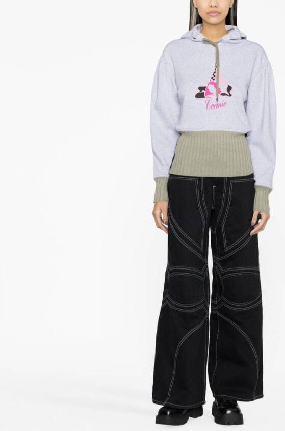 CORMIO Hoodie met print Grijs