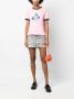 CORMIO T-shirt met logoprint Roze - Thumbnail 2