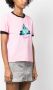 CORMIO T-shirt met logoprint Roze - Thumbnail 3