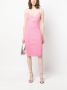 CORMIO Mini-jurk met strikdetail Roze - Thumbnail 2