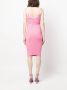 CORMIO Mini-jurk met strikdetail Roze - Thumbnail 4