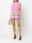 CORMIO Tweed mini-rok Blauw - Thumbnail 2