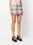 CORMIO Tweed mini-rok Blauw - Thumbnail 3