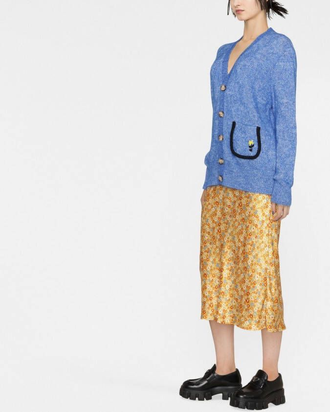 CORMIO Vest met tekst Blauw