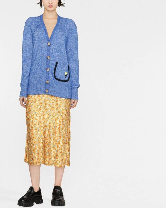 CORMIO Vest met tekst Blauw