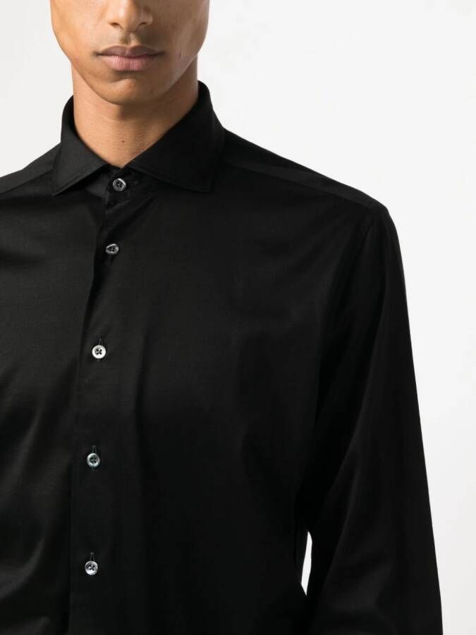 Corneliani Overhemd met klassieke kraag Zwart