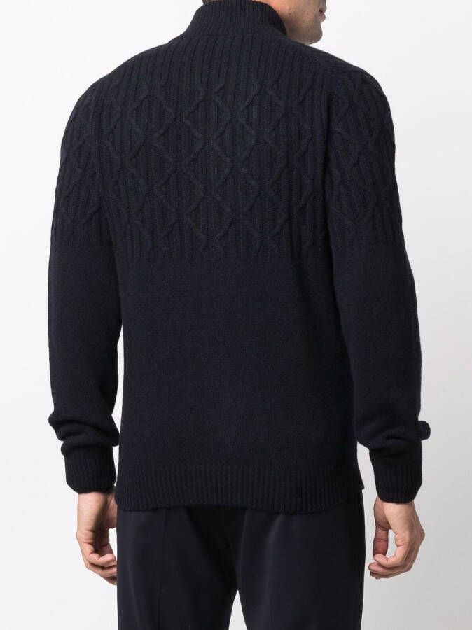 Corneliani Kasjmier trui Blauw