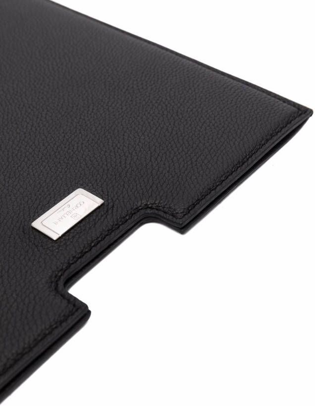Corneliani Laptophoes met logoplakkaat Zwart
