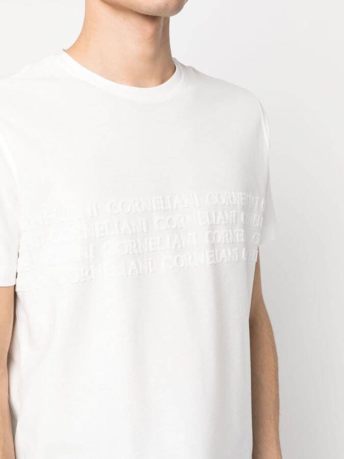 Corneliani T-shirt met logo Wit