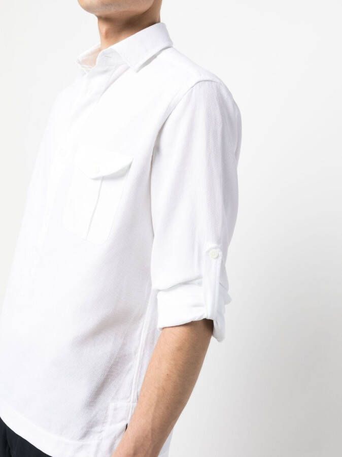 Corneliani Overhemd met knopen Wit