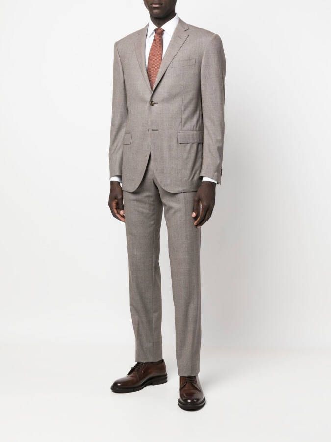 Corneliani Pak met enkele rij knopen Beige