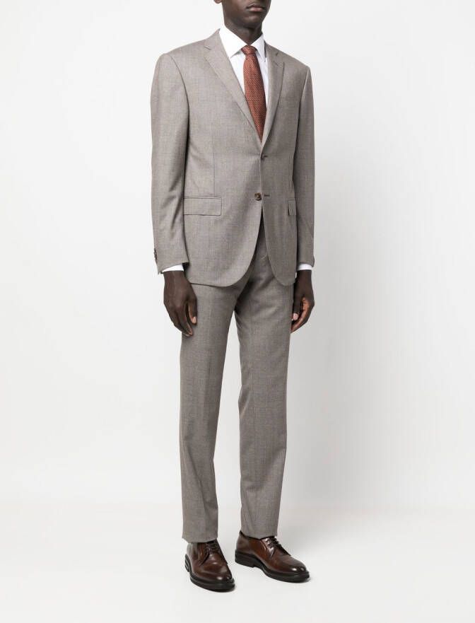 Corneliani Pak met enkele rij knopen Beige