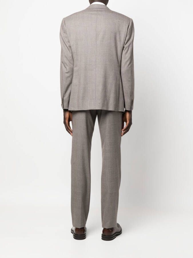 Corneliani Pak met enkele rij knopen Beige