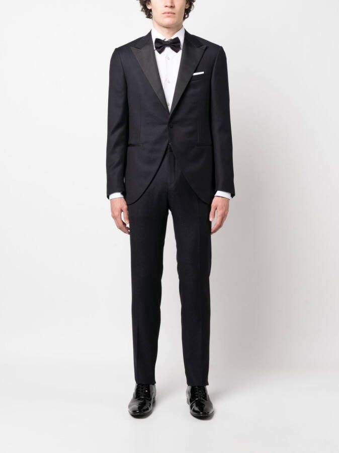 Corneliani Pak met enkele rij knopen Blauw