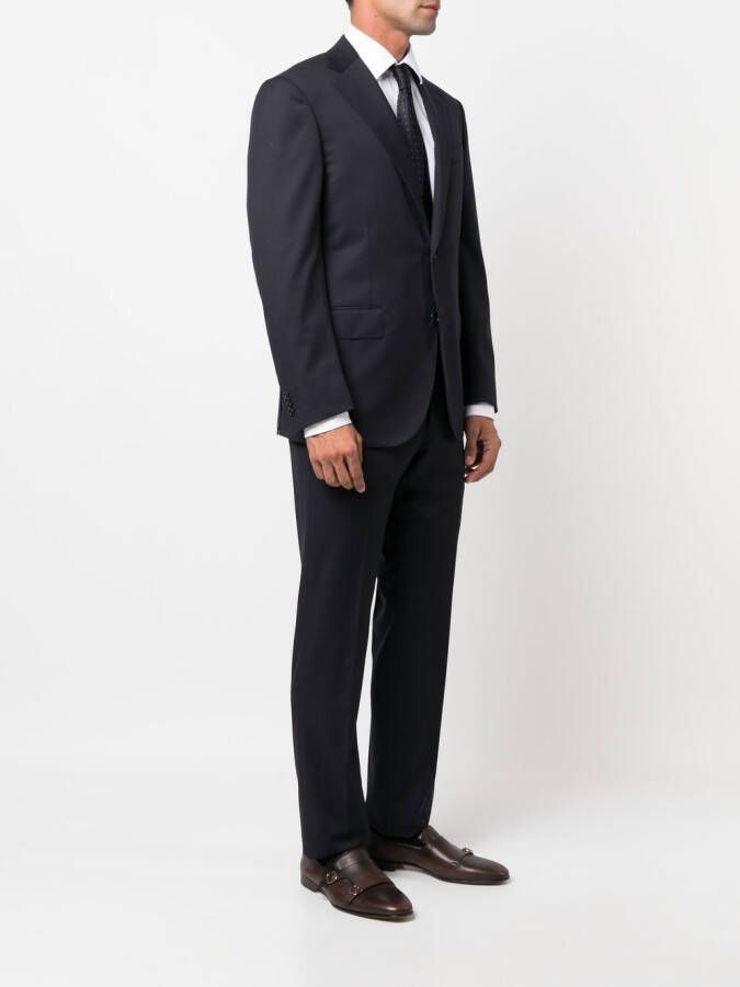 Corneliani Pak met enkele rij knopen Blauw