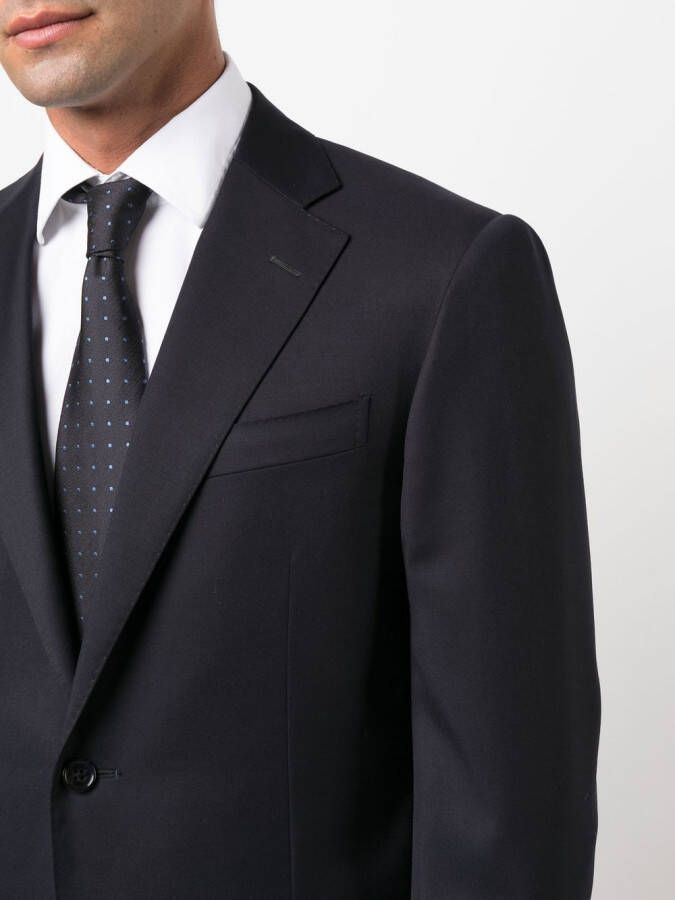 Corneliani Pak met enkele rij knopen Blauw