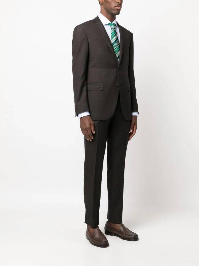 Corneliani Pak met enkele rij knopen Bruin