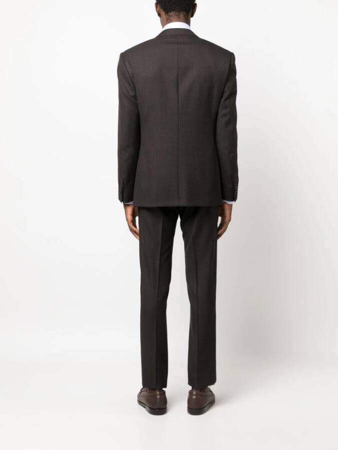 Corneliani Pak met enkele rij knopen Bruin