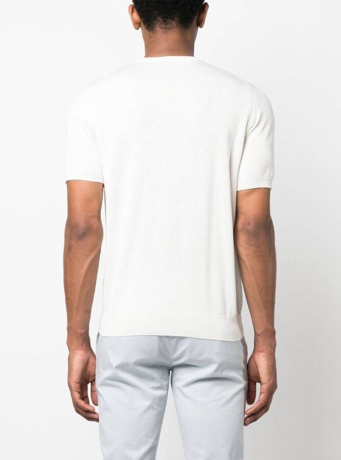 Corneliani T-shirt met ronde hals Wit