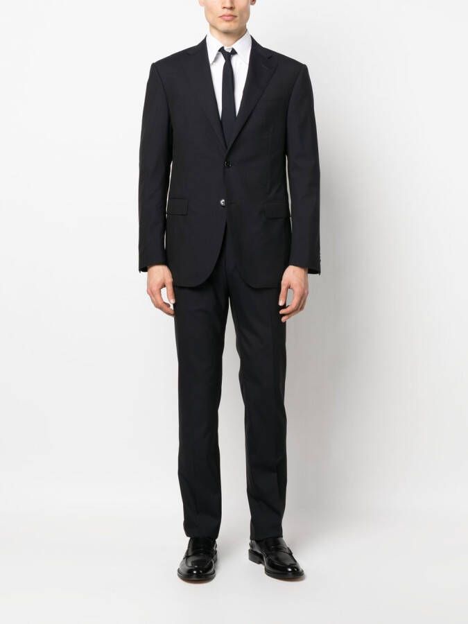 Corneliani Pak met enkele rij knopen Blauw