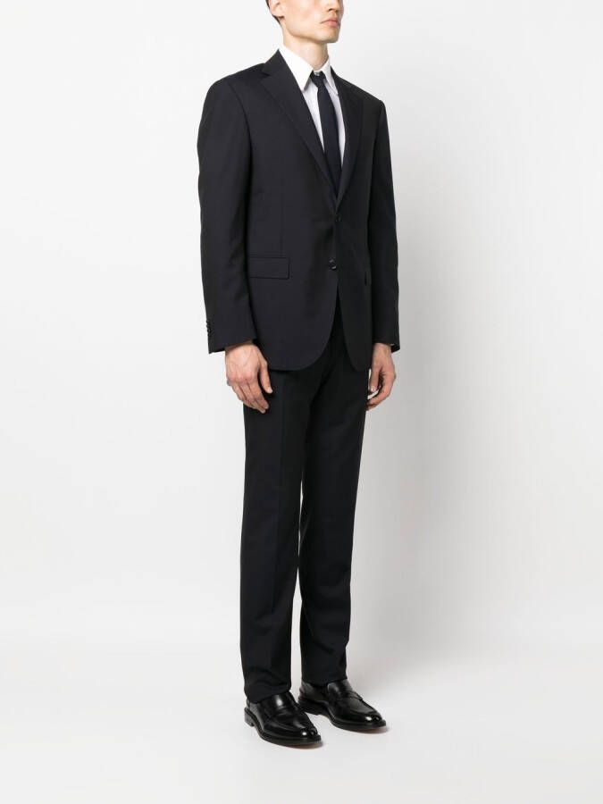 Corneliani Pak met enkele rij knopen Blauw