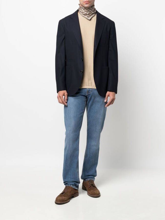 Corneliani Slim-fit jeans Blauw