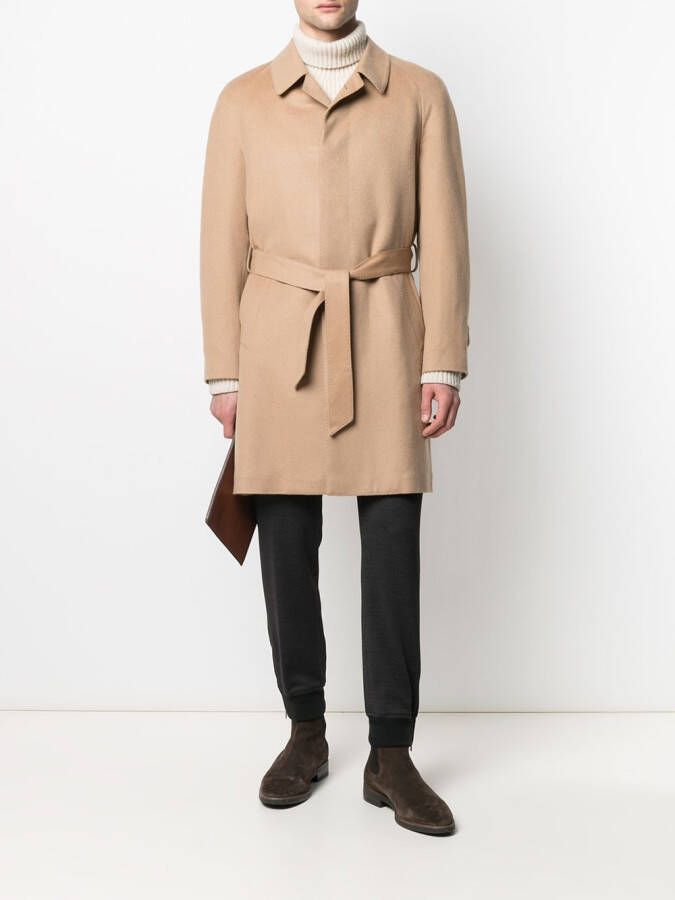 Corneliani Stropdas met textuur Beige