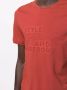 Corneliani T-shirt met logo-reliëf Rood - Thumbnail 5