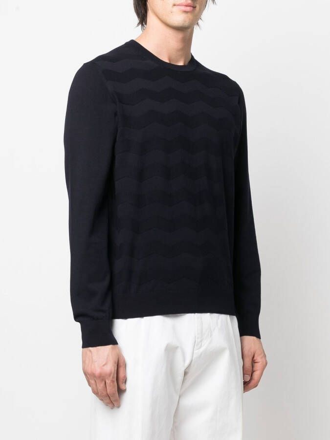 Corneliani Trui met ronde hals Blauw