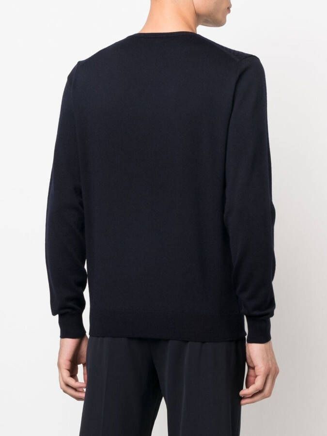 Corneliani Trui met ronde hals Blauw