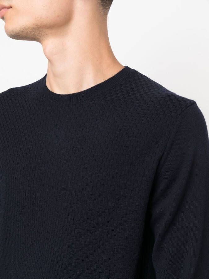 Corneliani Trui met ronde hals Blauw