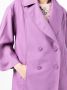 Costarellos Blazer met dubbele rij knopen Paars - Thumbnail 5