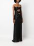 Costarellos Off-shoulder avondjurk Zwart - Thumbnail 3