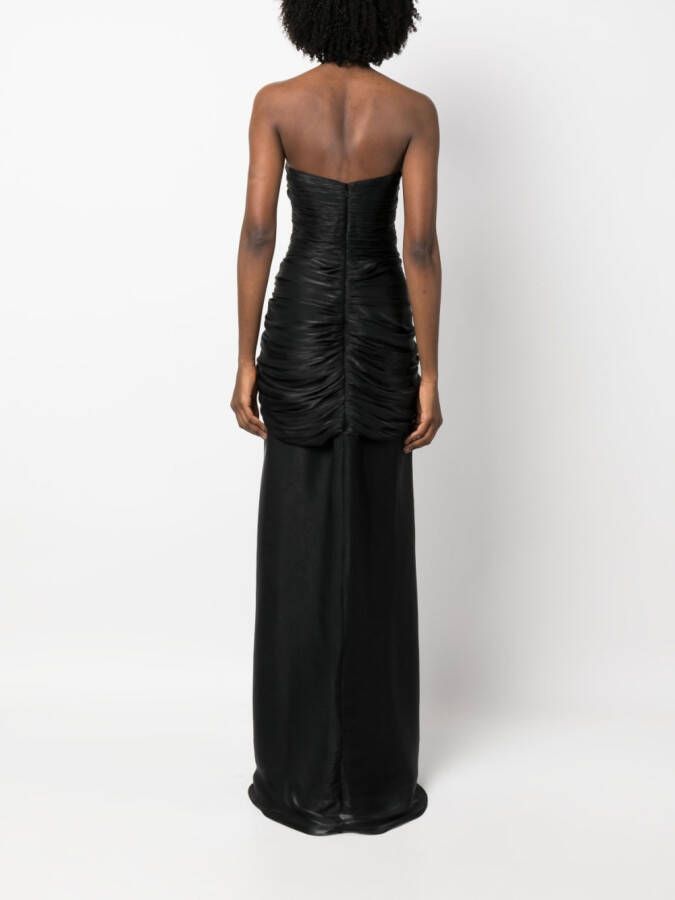 Costarellos Off-shoulder avondjurk Zwart