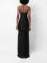 Costarellos Off-shoulder avondjurk Zwart - Thumbnail 4