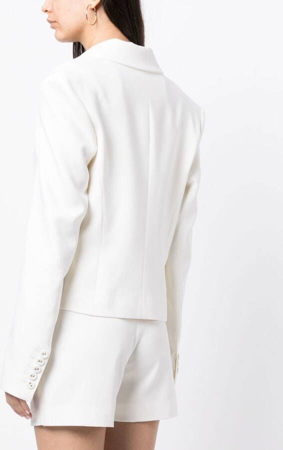 Costarellos Blazer met enkele rij knopen Wit