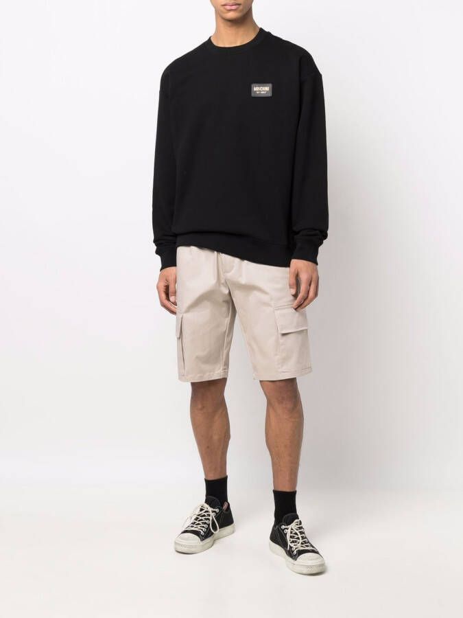Costume national contemporary Shorts met cargo zak Beige