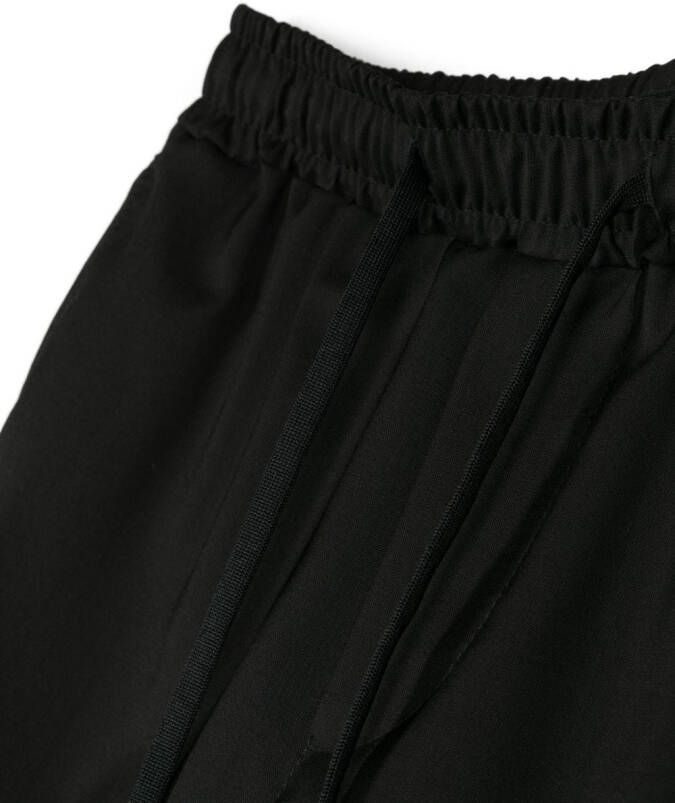 Costumein Shorts met trekkoordtaille Zwart
