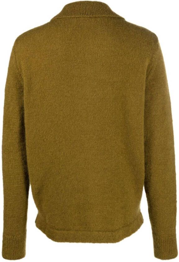 Costumein Vest met gespreide kraag Groen