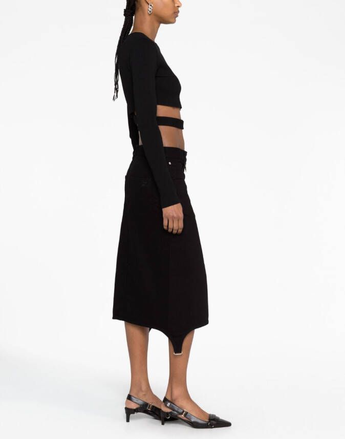 Courrèges Denim rok Zwart