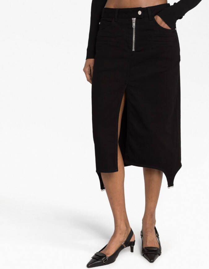 Courrèges Denim rok Zwart