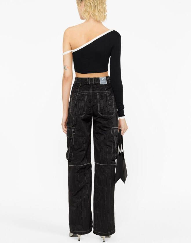 Courrèges Asymmetrische top Zwart