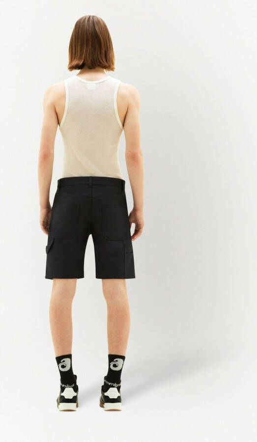 Courrèges Bermuda shorts Zwart