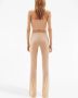 Courrèges Bh-top met geborduurd logo Beige - Thumbnail 4
