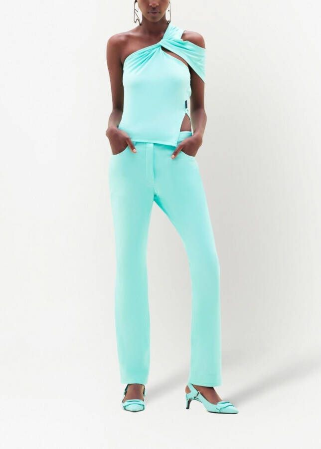 Courrèges Straight broek Blauw