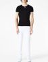 Courrèges T-shirt met contrast Zwart - Thumbnail 2