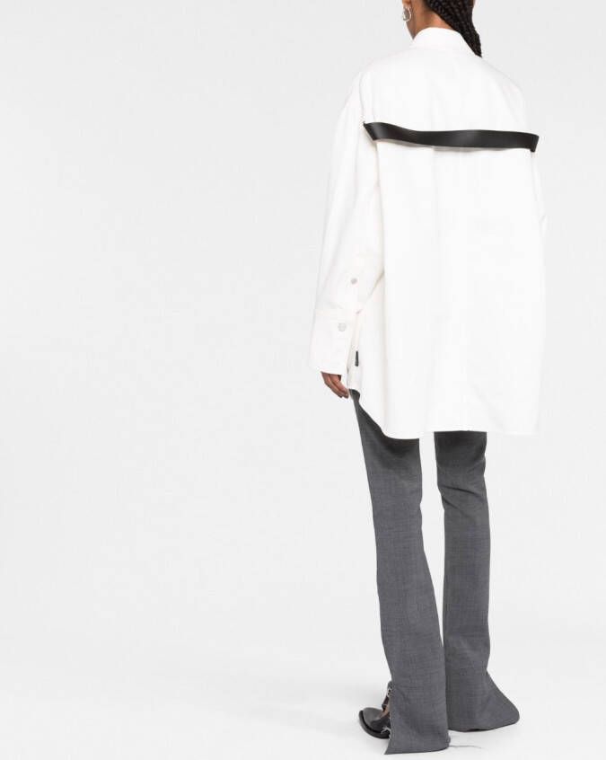 Courrèges Button-up blouse Wit