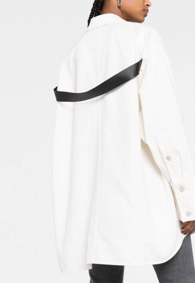 Courrèges Button-up blouse Wit