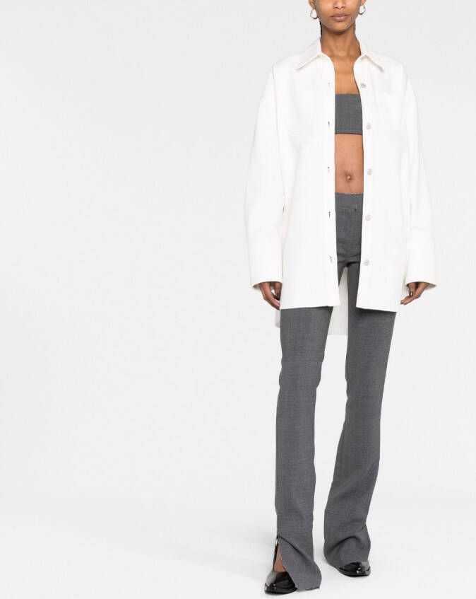 Courrèges Button-up blouse Wit