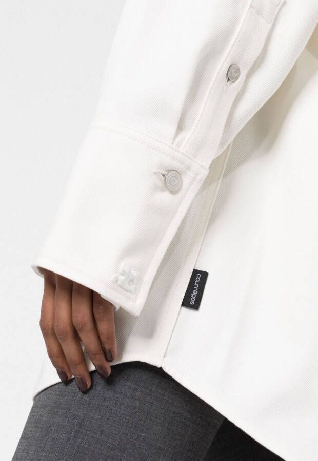Courrèges Button-up blouse Wit
